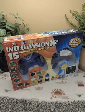 Intellivision Preloaded 15 Game Dual Control Plug And Play Game Console